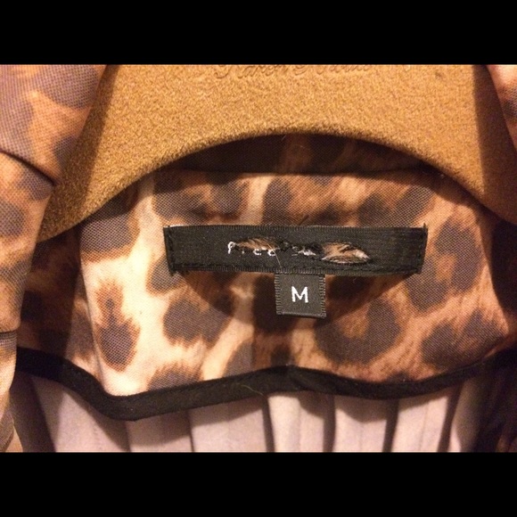 Free People Cheetah Print Trench Coat - Picture 10 of 10